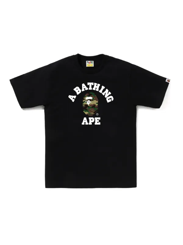 A BATHING APE カモフラ柄 Tシャツ 黒 L A BATHING APE® カモフラージュ Tシャツ | ブラック | FARFETCH JP