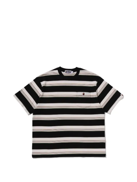 A BATHING APE® striped pocket T-shirt