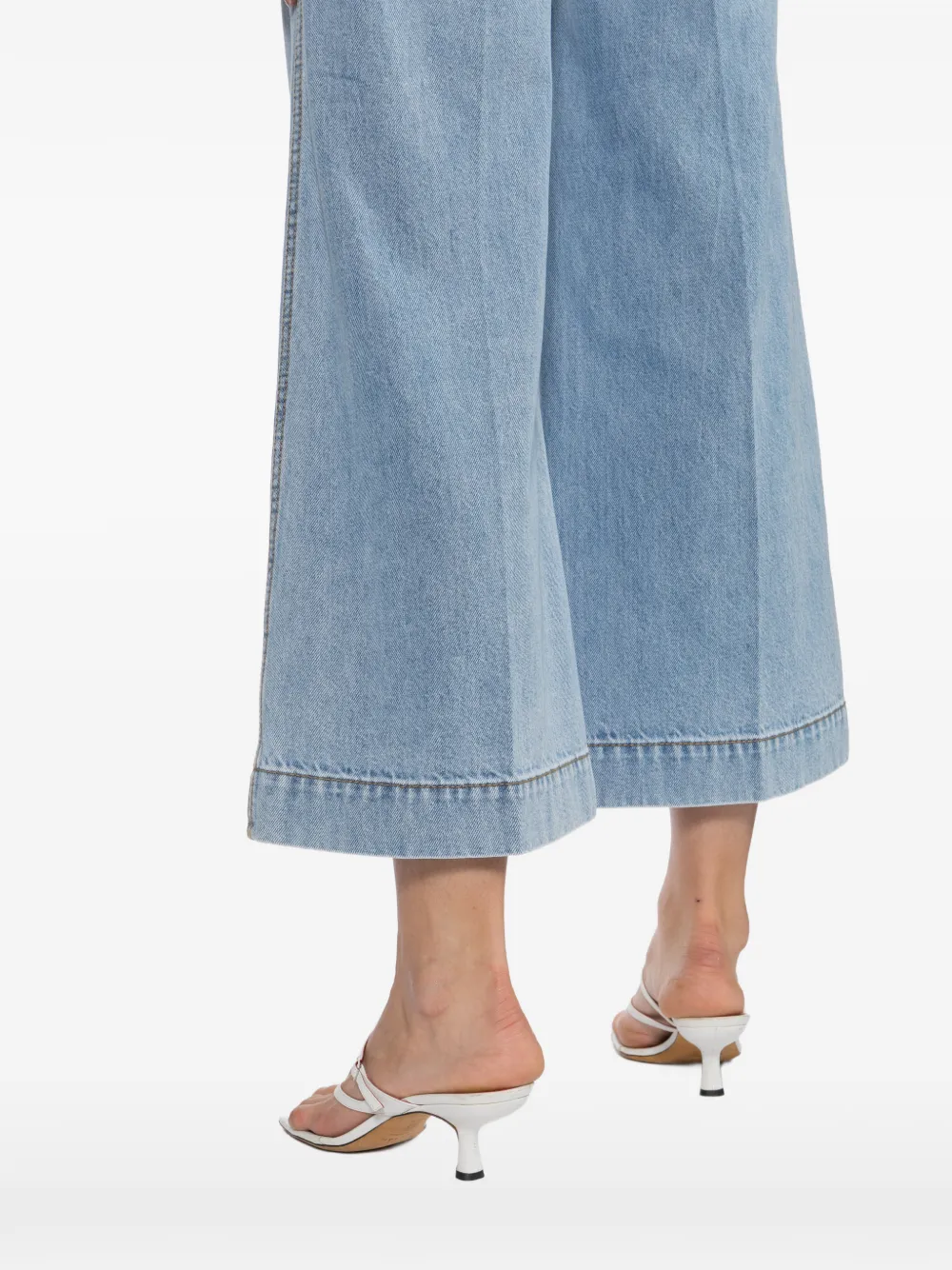 ZIMMERMANN Jeans met wijde pijpen en vervaagd effect Blauw