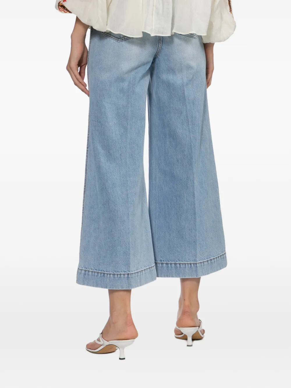 ZIMMERMANN Jeans met wijde pijpen en vervaagd effect Blauw