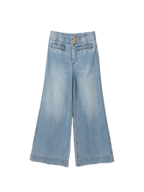 ZIMMERMANN jean ample à effet délavé