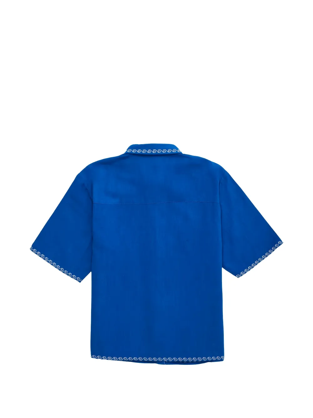 MAISON MANGOSTAN KIDS Barcos shirt met borduurwerk Blauw