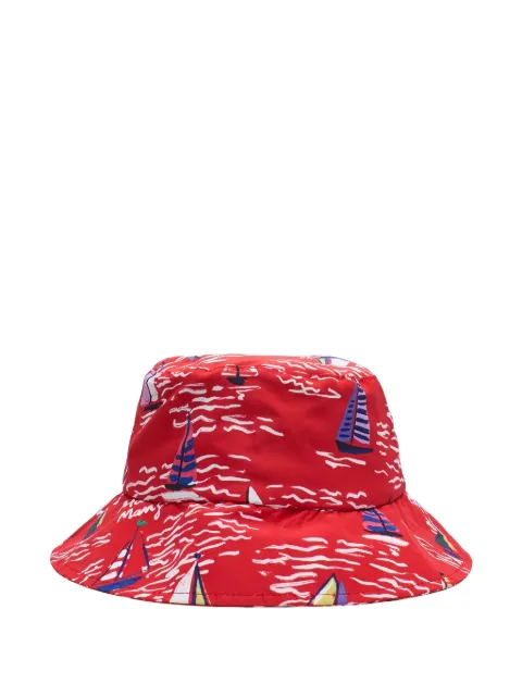 MAISON MANGOSTAN KIDS Barcos bucket hat