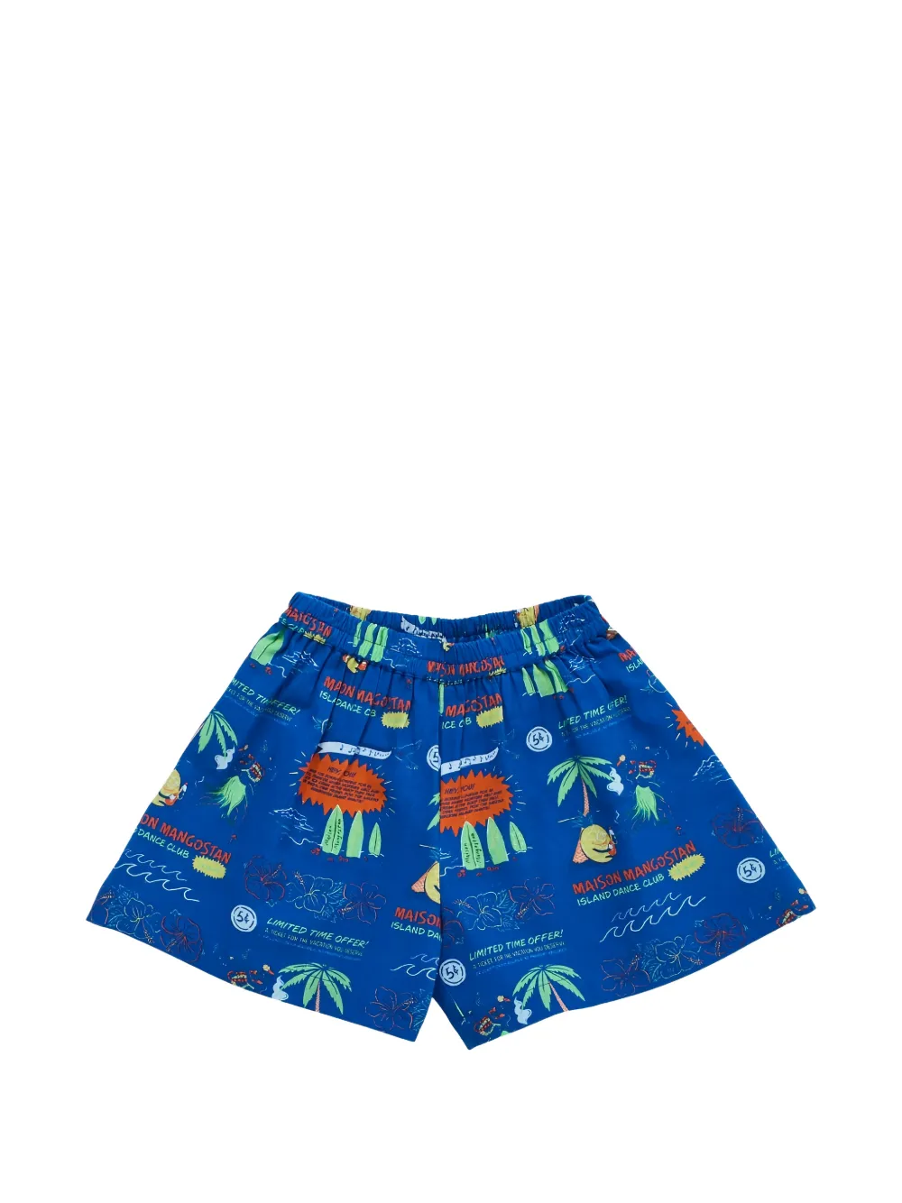 MAISON MANGOSTAN KIDS Hula shorts - Blu