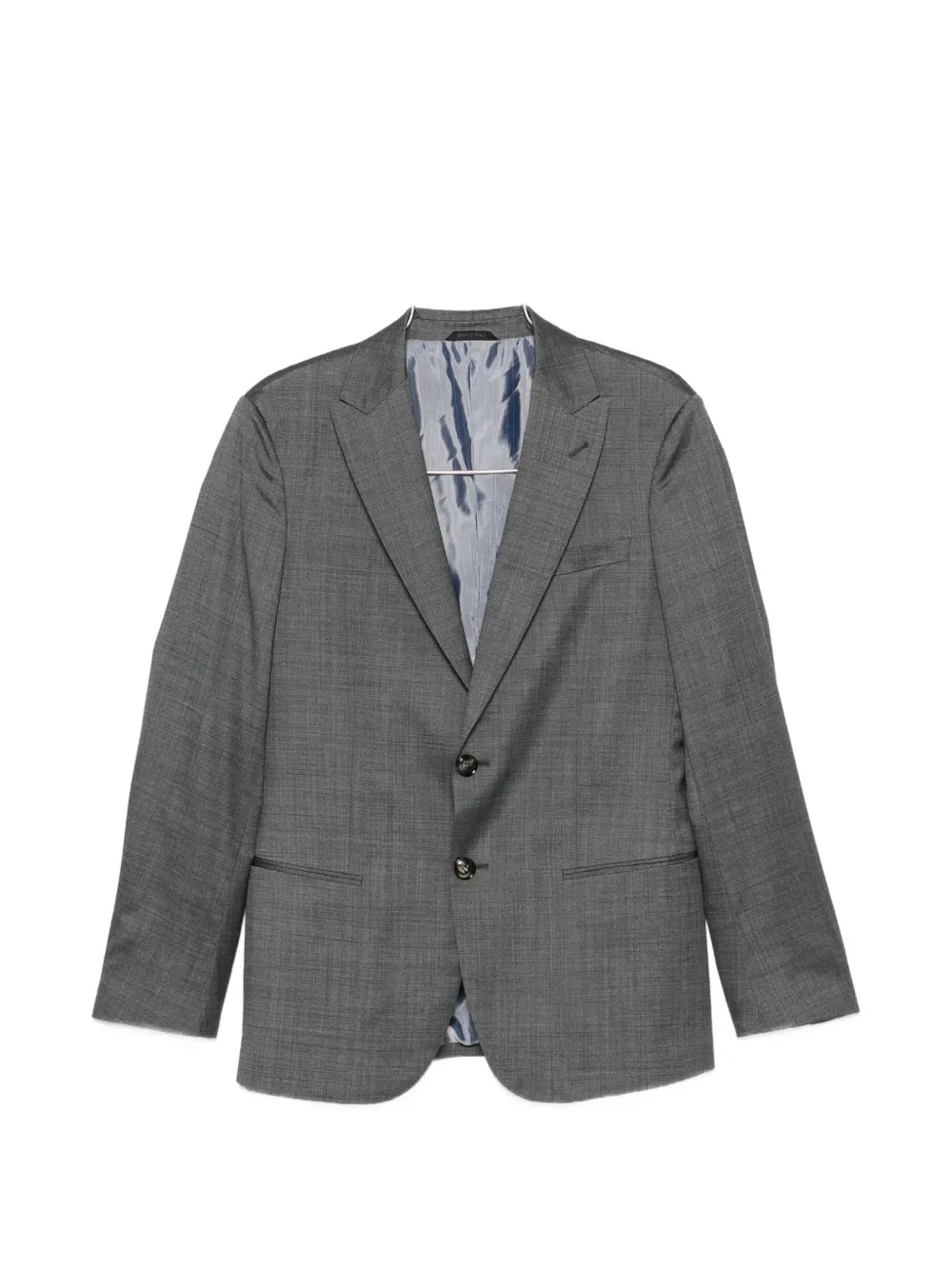 Giorgio Armani single-breasted notch-lapel suit - Grigio