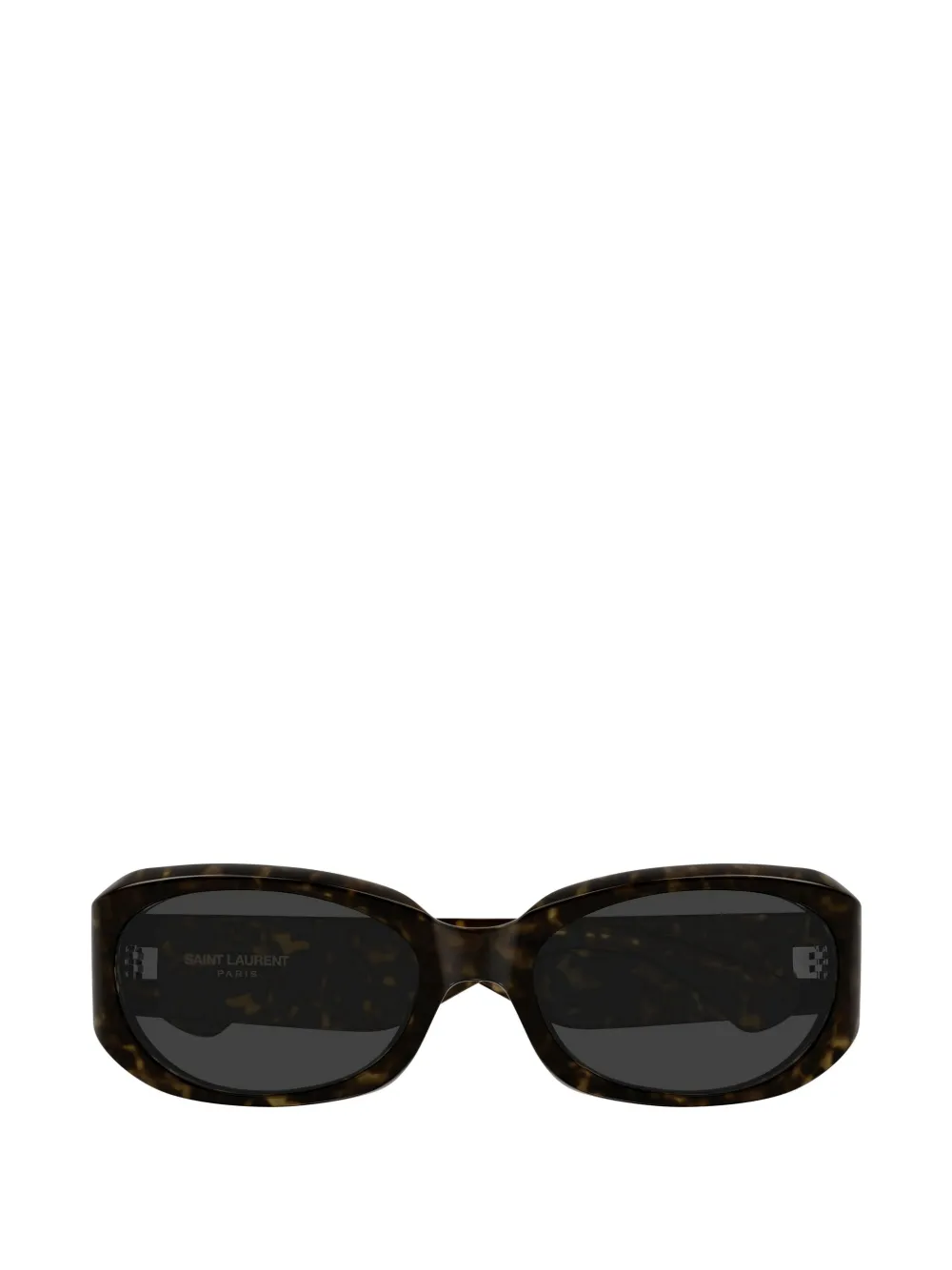 Saint Laurent Eyewear oval-frame sunglasses - Marrone