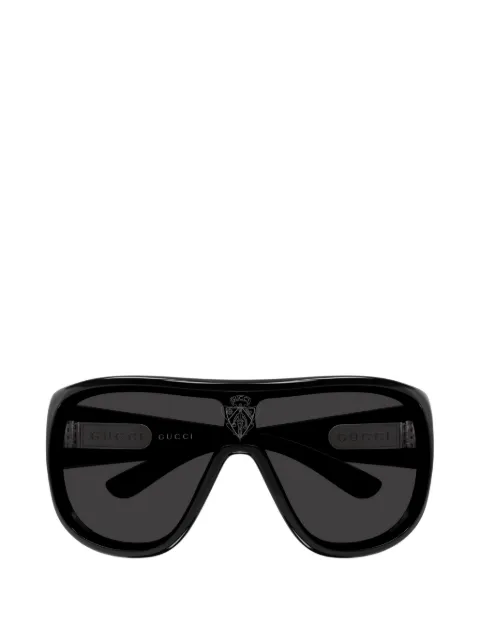 Gucci Eyewear logo-print shield-frame sunglasses