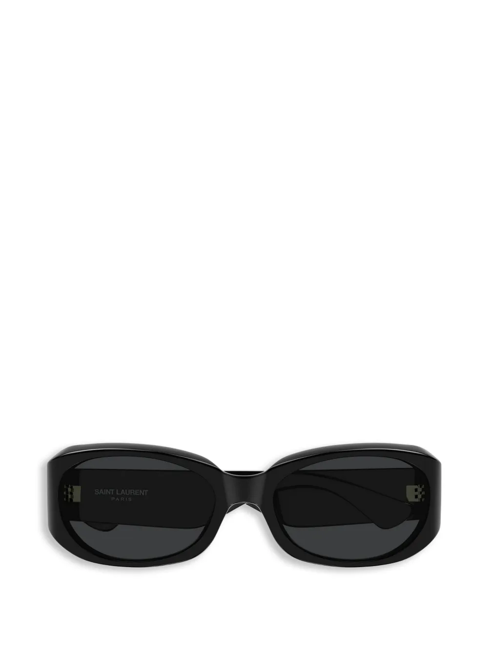 Saint Laurent Eyewear oval-frame sunglasses - Schwarz