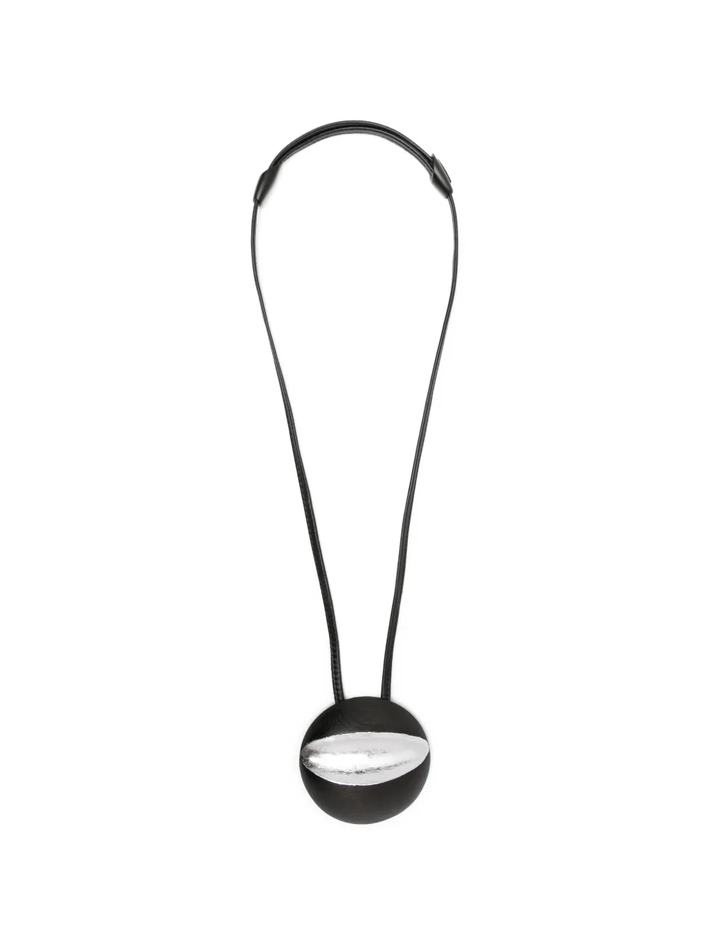 Monies Isola circular-pendant necklace - Nero