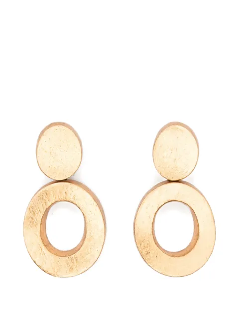 Monies Evara geometric-shape earrings