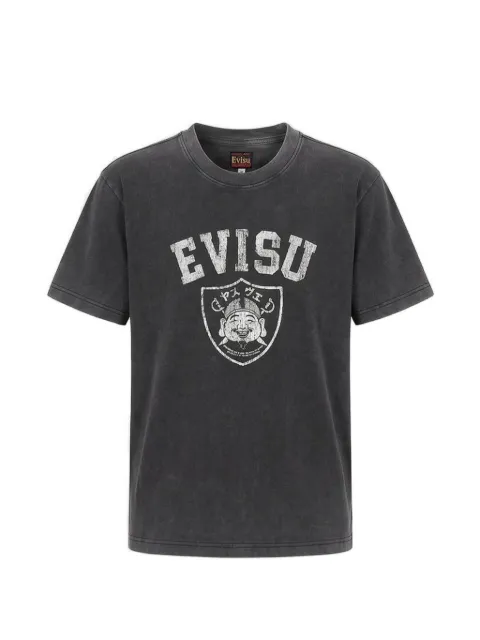 EVISU logo-print cotton t-shirt