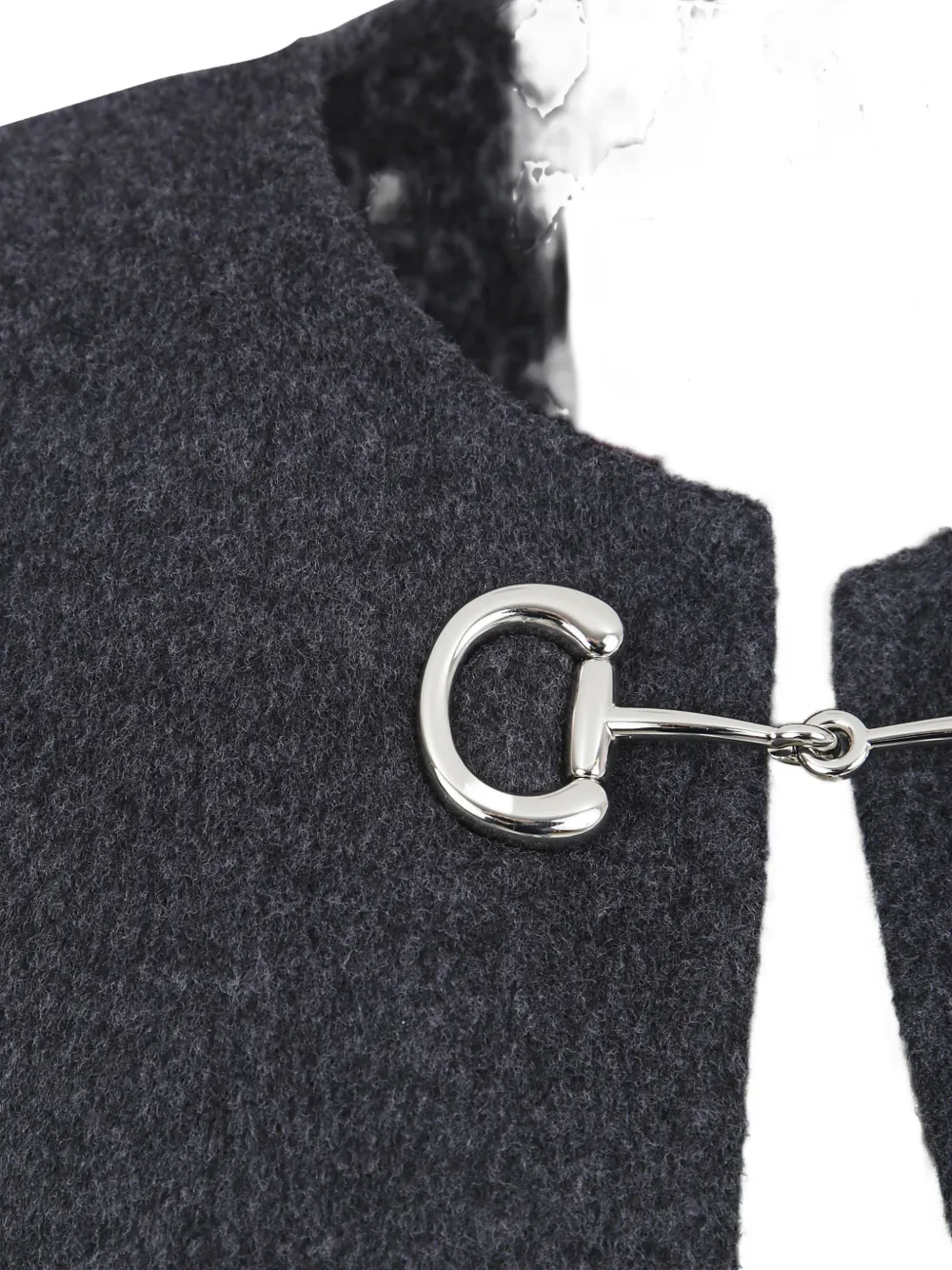  Gucci Capa Horsebit Reversible - Gris 