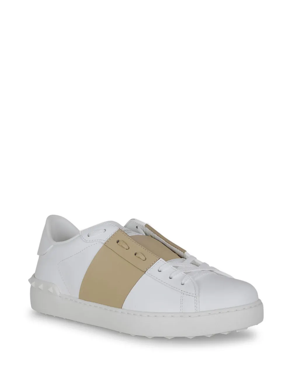 Valentino Garavani Rockstud side-band sneakers Wit