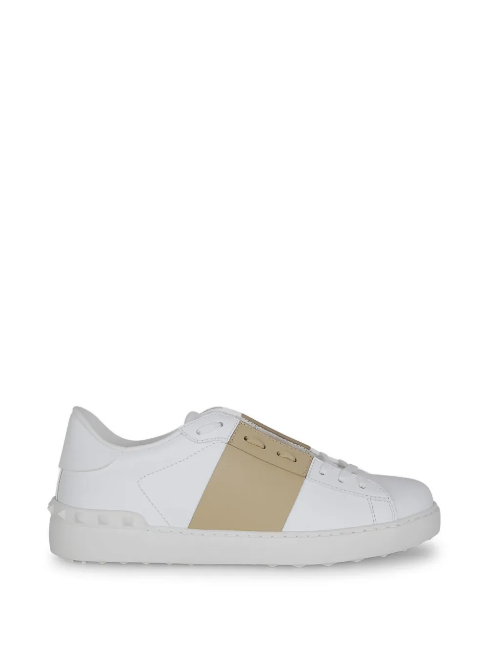 Valentino Garavani Rockstud side-band sneakers - Bianco