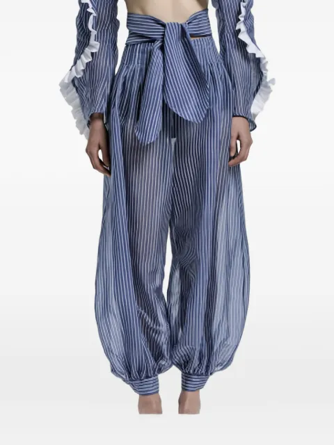Vivetta striped high-waisted trousers