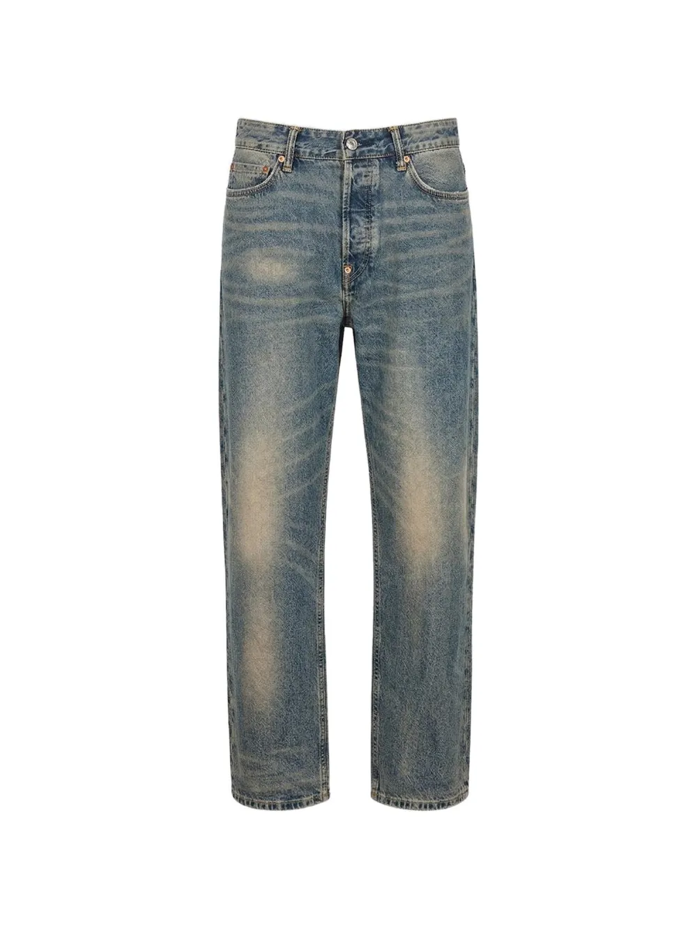EVISU Jeans con lavaggio astratto - Blu