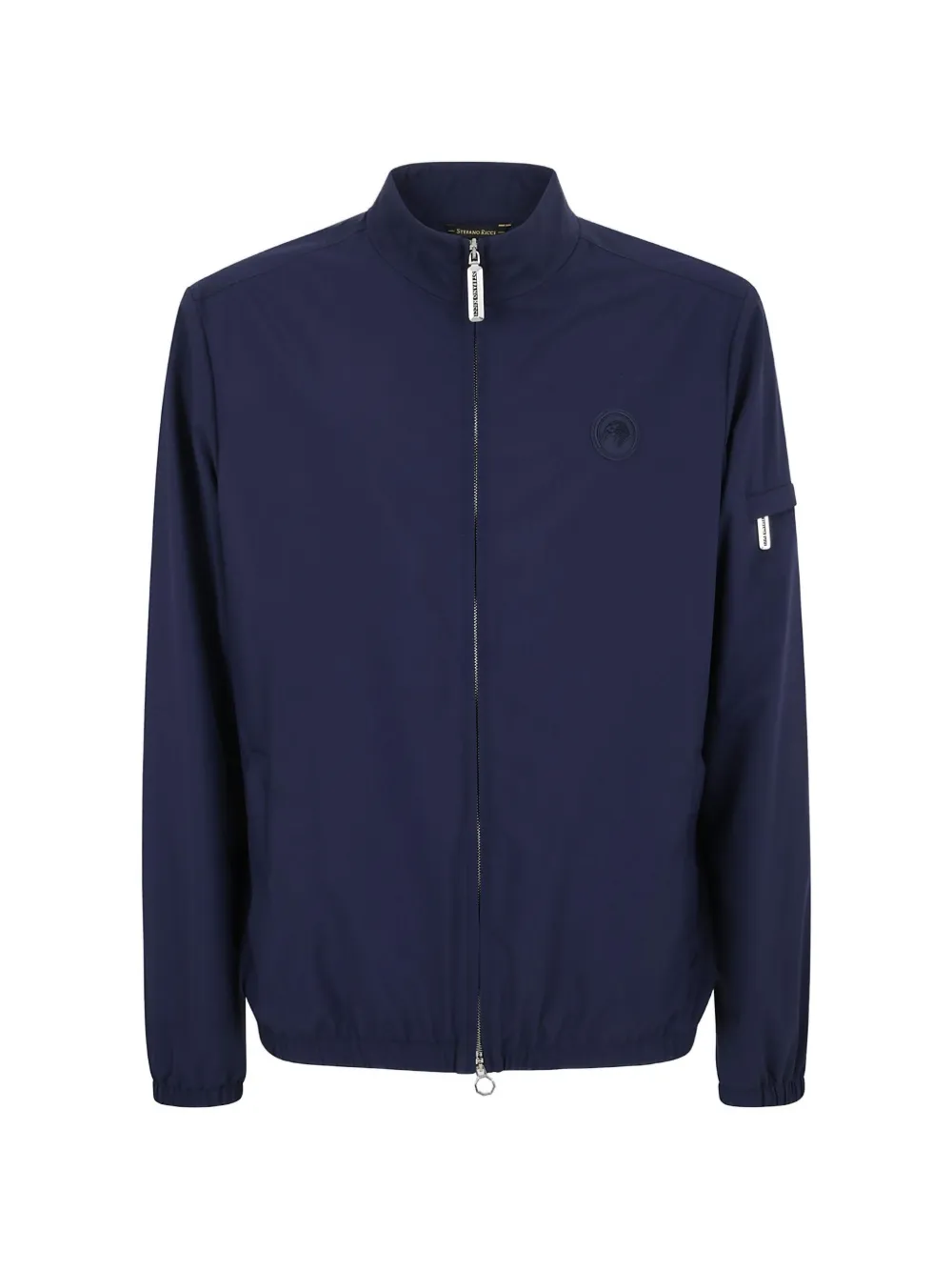 Stefano Ricci Kids logo-patch jacket - Blau