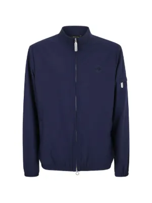 Zegna Motorin zi-up Blouson Jacket | Blue | FARFETCH