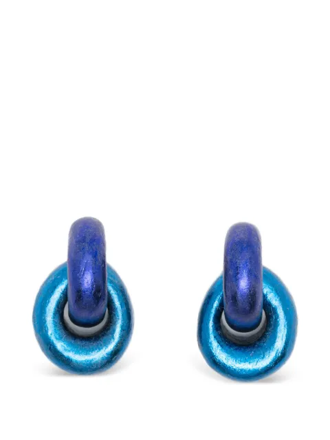 Monies interlocking hoop earrings