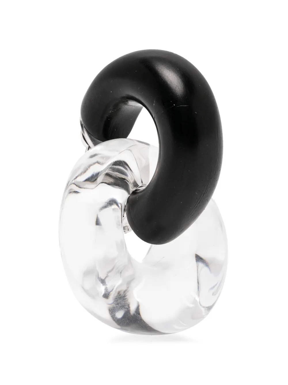 Monies Havana interlocking-hoop earrings - Bianco