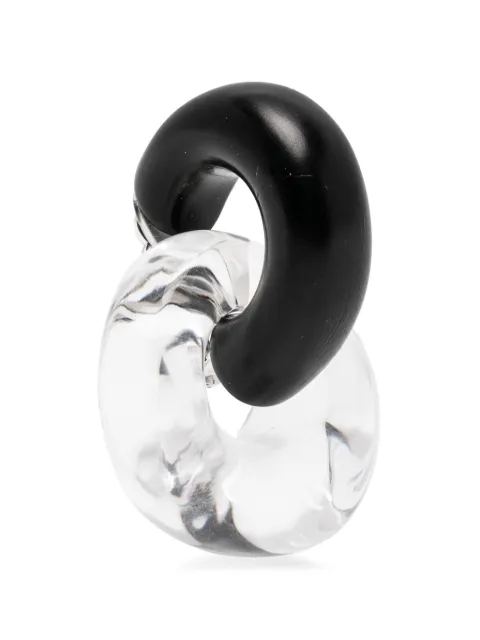 Monies Havana interlocking-hoop earrings