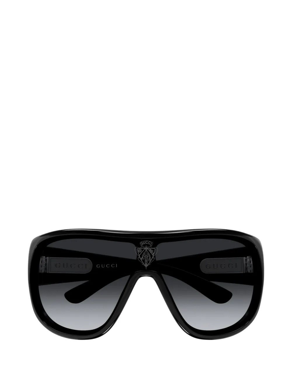 Gucci Eyewear Mask oversized-frame sunglasses - Nero