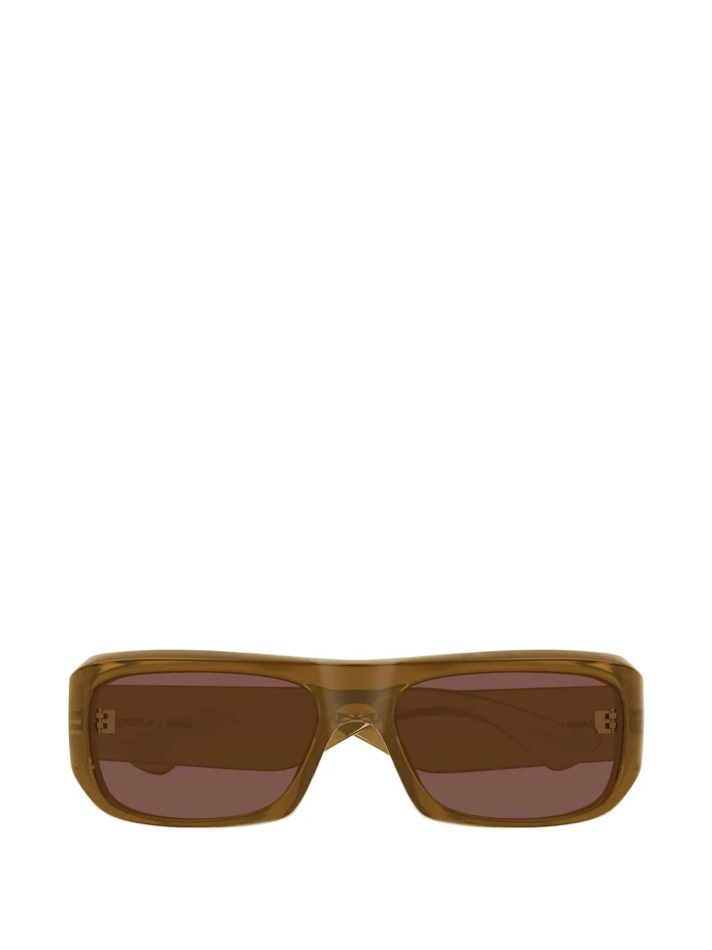 Saint Laurent Eyewear SL 869 rectangle-frame sunglasses - Marrone