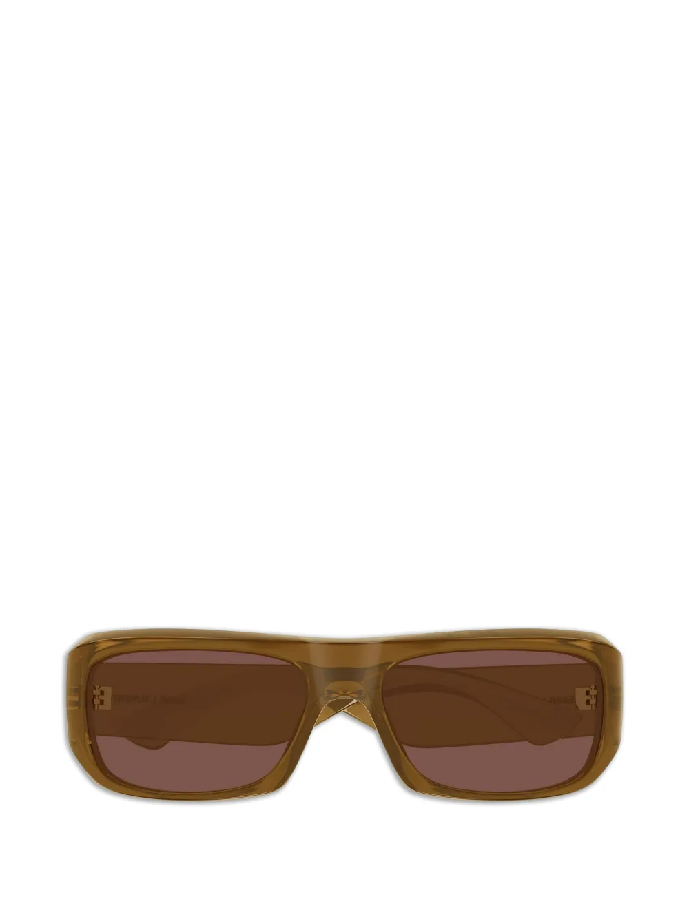 Saint Laurent Eyewear SL 869 rectangle-frame sunglasses - Marrone