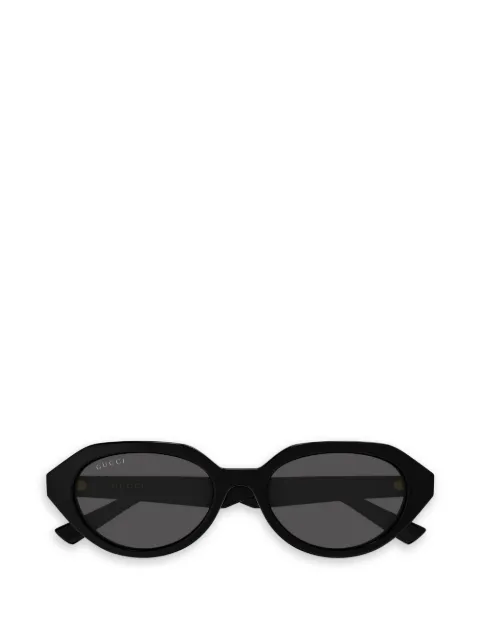 Gucci Eyewear 几何形镜框太阳眼镜