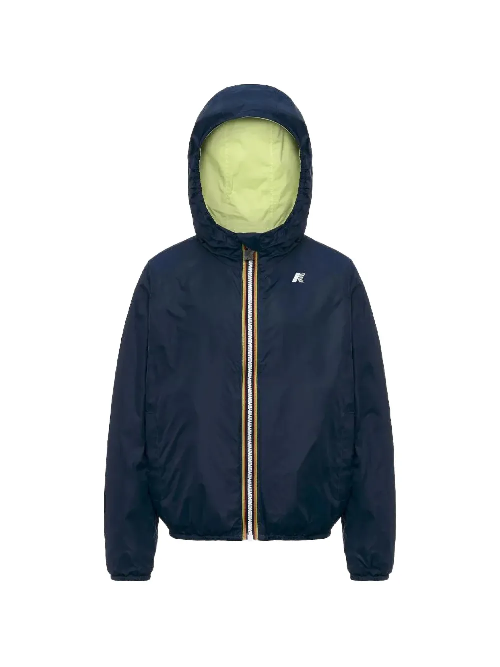 K Way Kids P. Jake Plus.2 omkeerbaar jack met capuchon Blauw