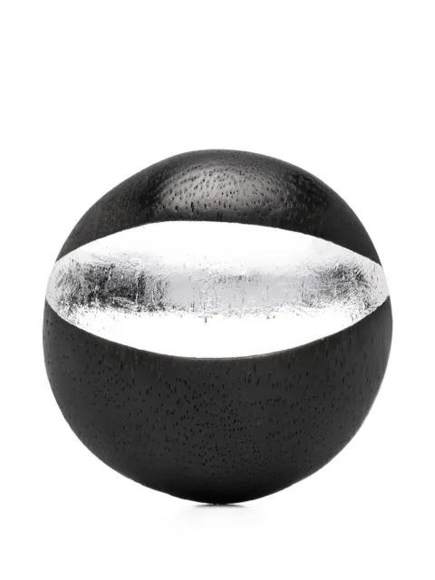 Monies Sirone foil-detail circular earrings