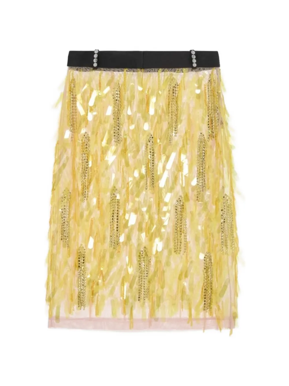 16Arlington Emilia midi skirt - Giallo