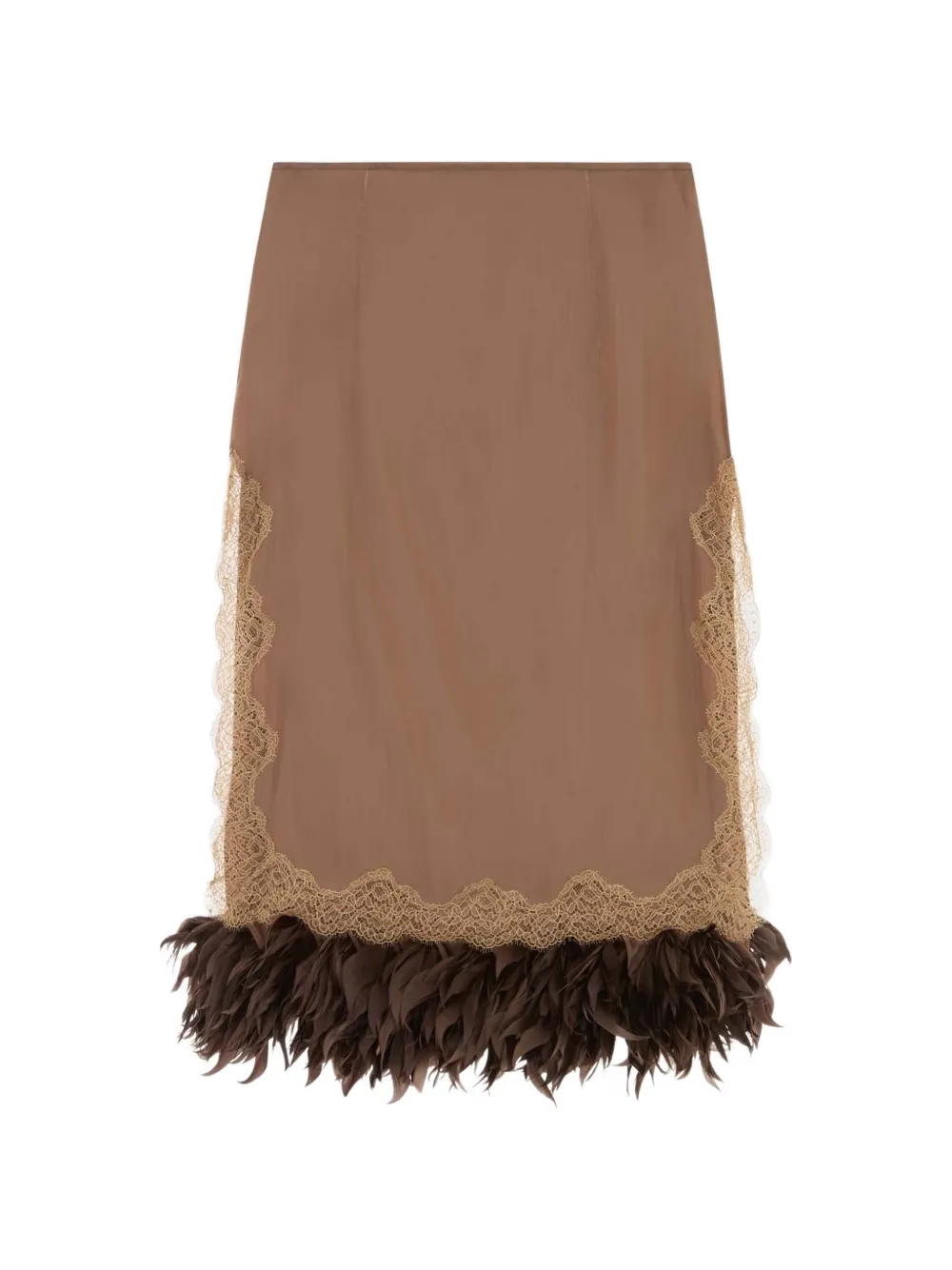 16Arlington Velino midi skirt - Braun