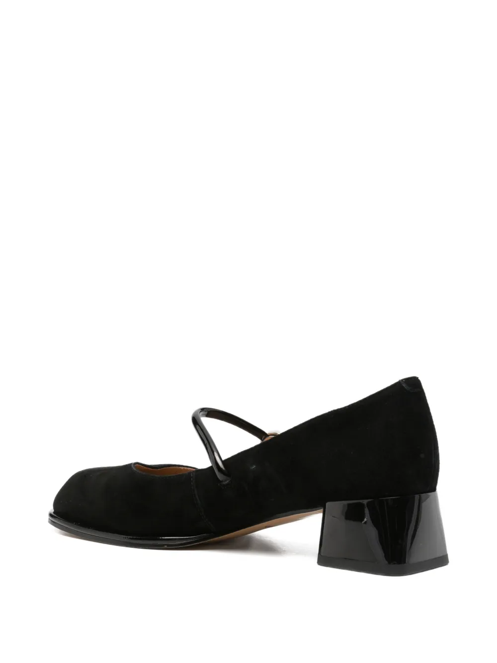 LINDA BAUMANN button-embellishment pumps Zwart