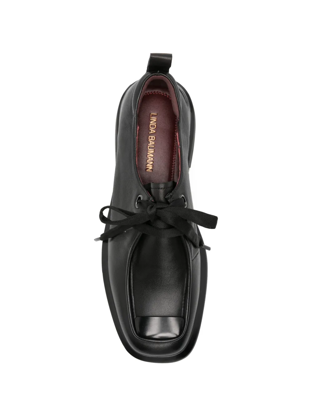 LINDA BAUMANN Derby veterschoenen Zwart