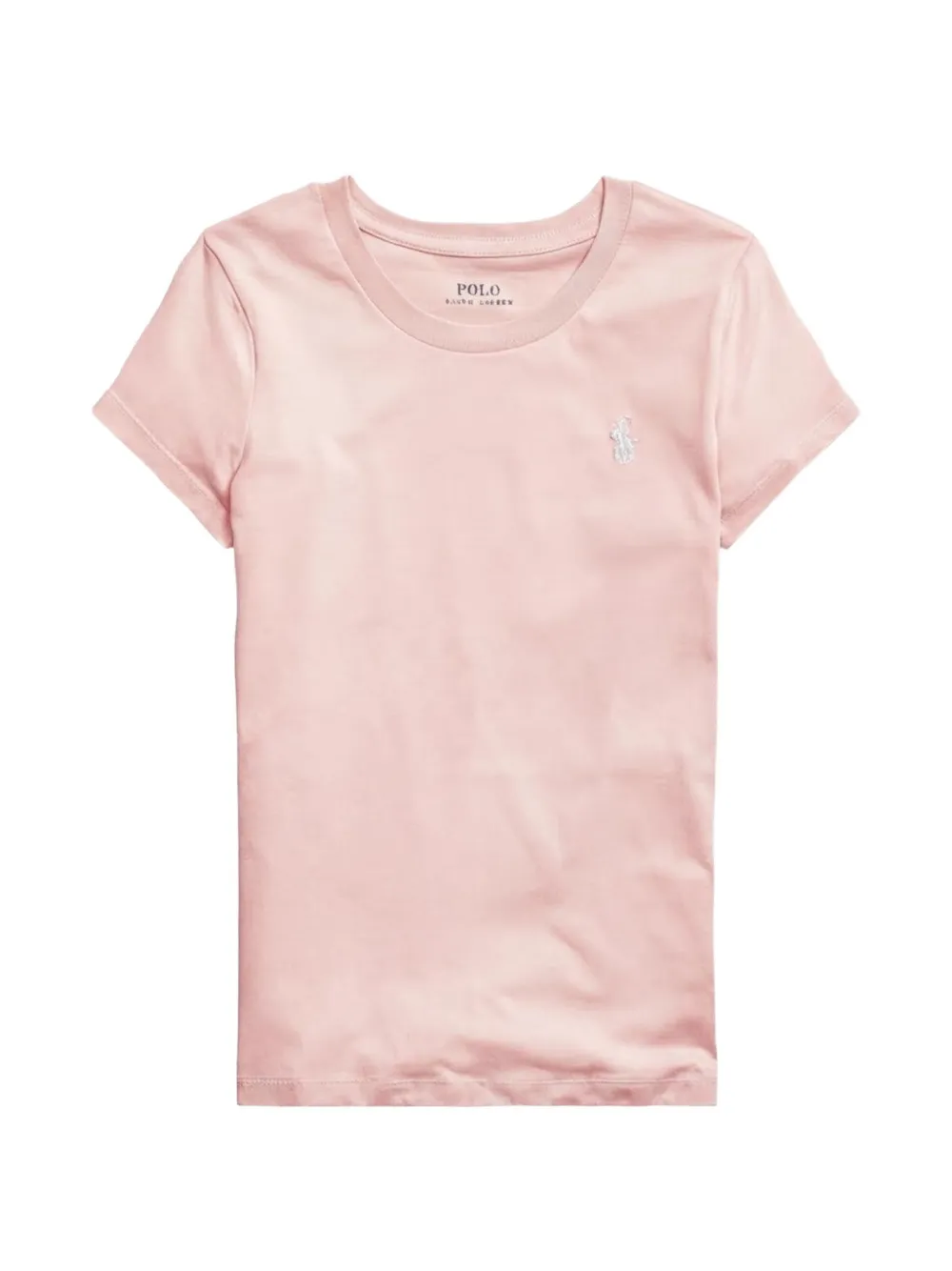 POLO RALPH LAUREN KIDS logo-embroidered T-shirt - Rosa