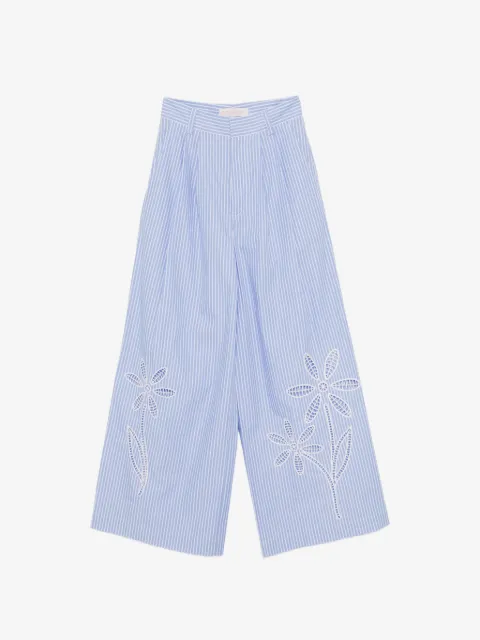 Mira Mikati pantalones a rayas