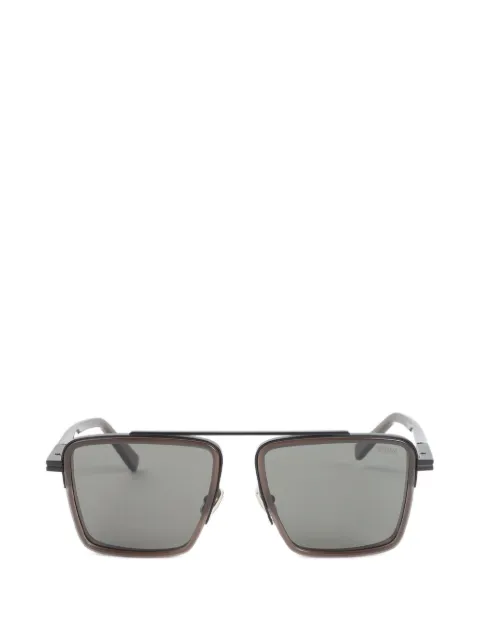 Zegna square-frame double-bridge sunglasses