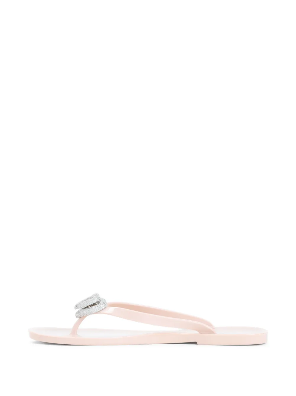 MACH & MACH crystal-heart sandals Roze