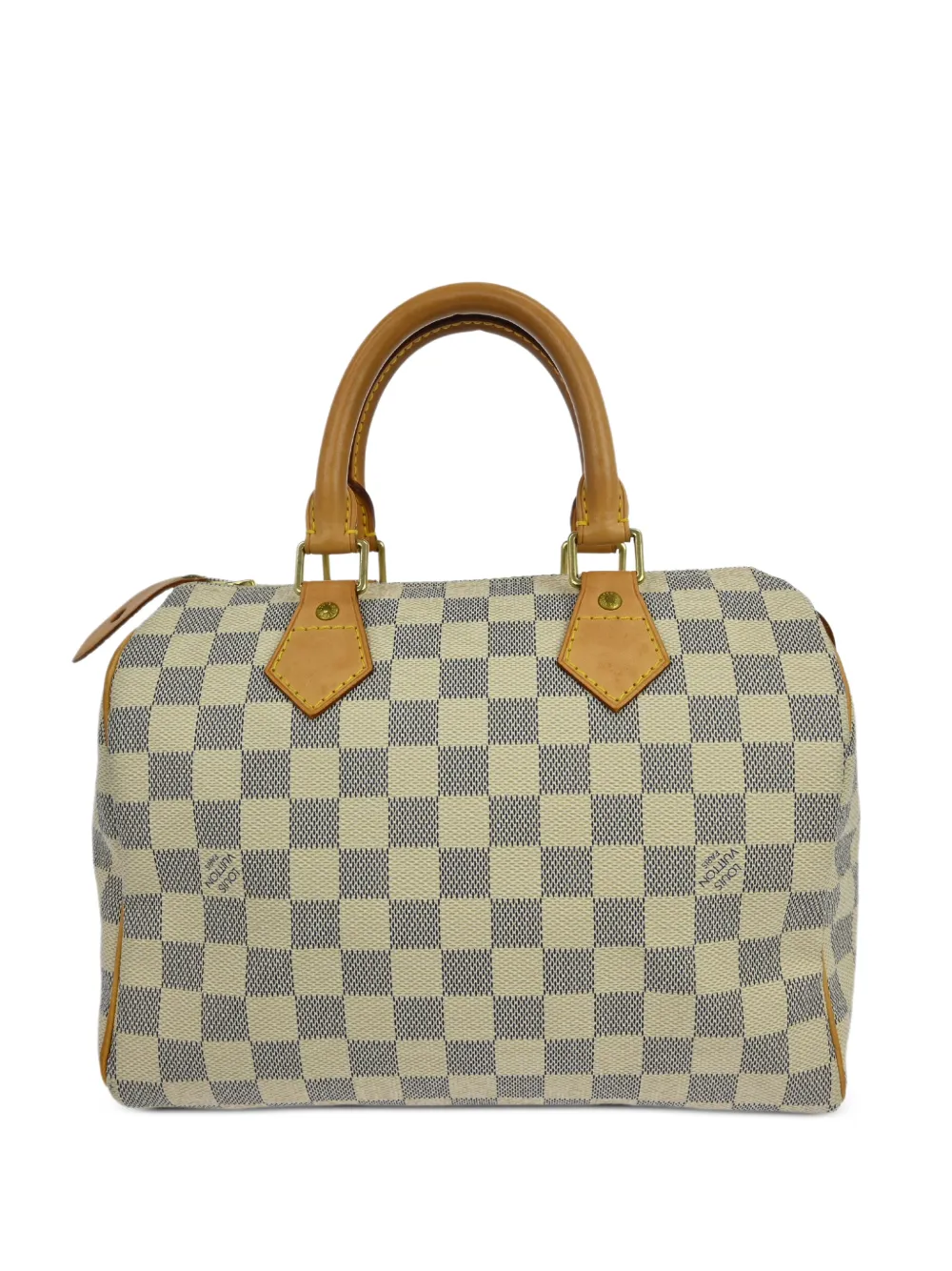 Louis Vuitton Pre-Owned 2007 25 Damier Azur Speedy handbag - Nude