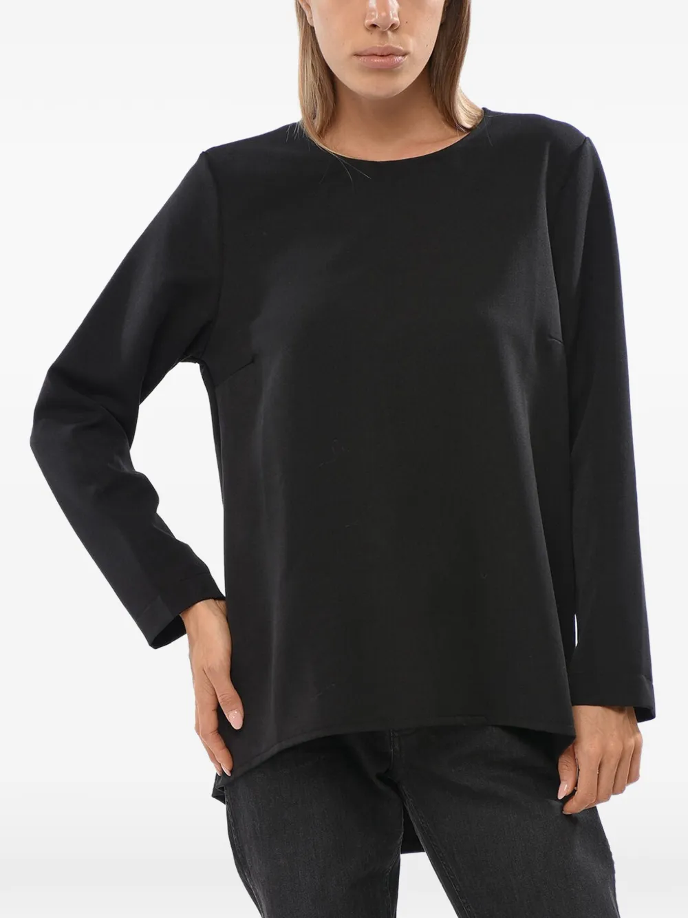 OBLÒ UNIQUE asymmetric oversized blouse