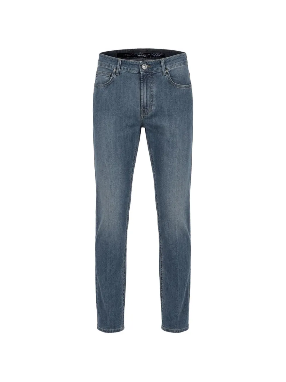 Stefano Ricci logo-patch jeans - Blu