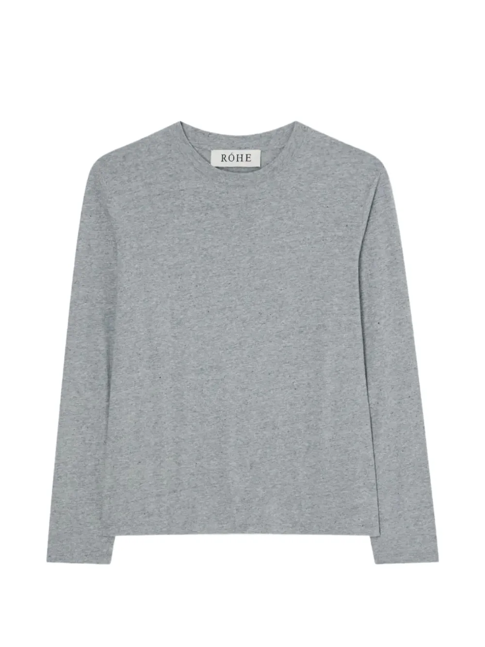 Róhe mélange-effect T-shirt - Grigio