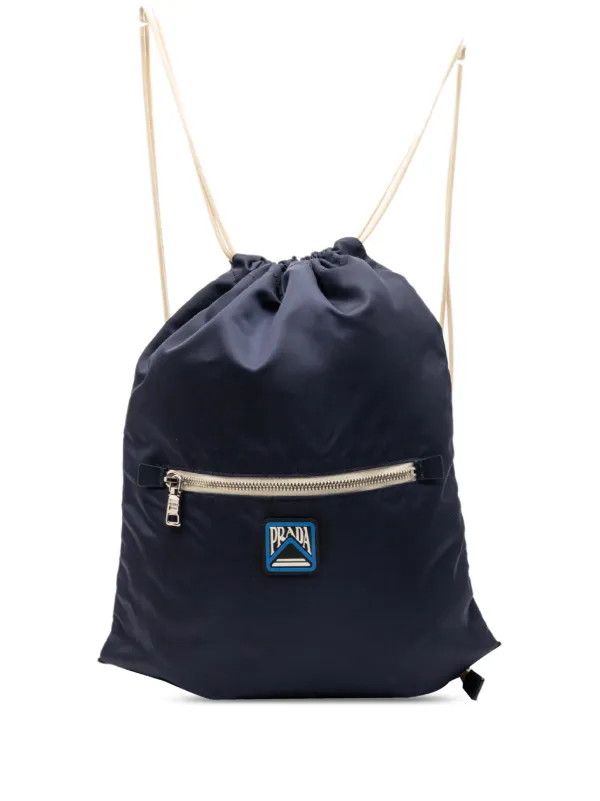 Pre-Loved Prada Tessuto Drawstring Backpack Prada Tessuto Nylon Drawstring Backpack (Authentic Pre-Owned  main image 2