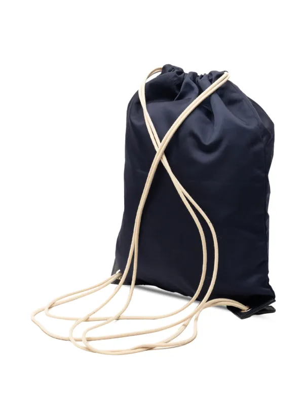 Prada Pre-Owned 2000-2026 Tessuto Drawstring Backpack | Blue  display picture 1