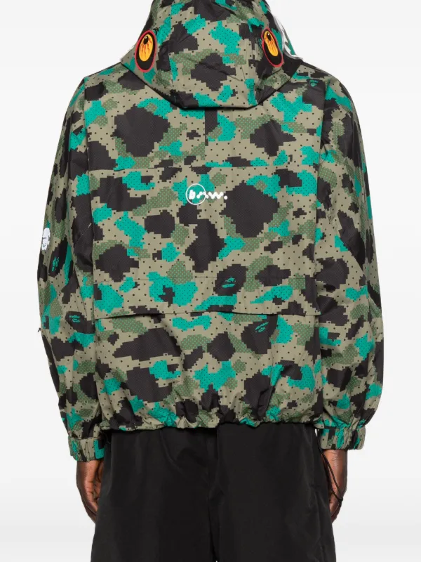 A BATHING APE® x Kazuki Kuraishi long-sleeves Jacket | Green
