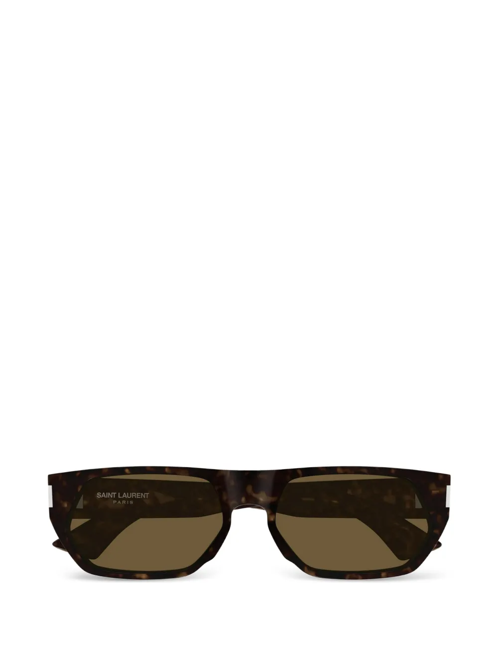 Saint Laurent Eyewear rectangle-frame sunglasses - Marrone