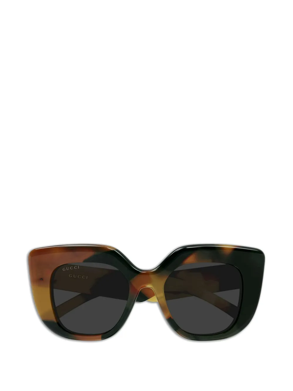 Gucci Eyewear tortoiseshell-effect cat-eye sunglasses - Braun