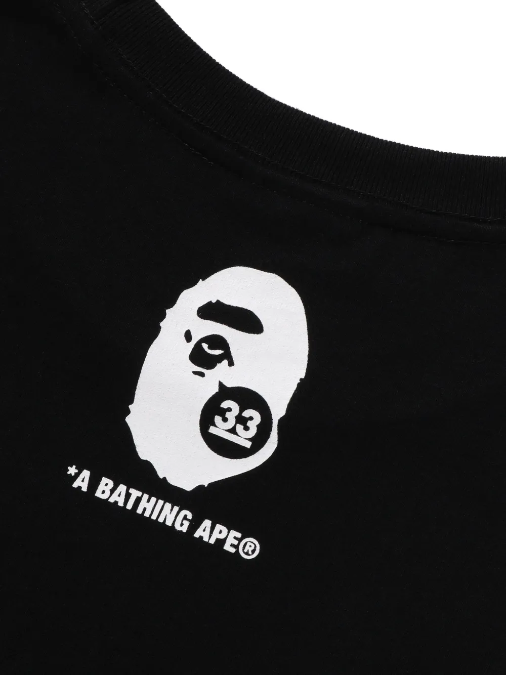 A BATHING APE T-shirt met korte mouwen Zwart