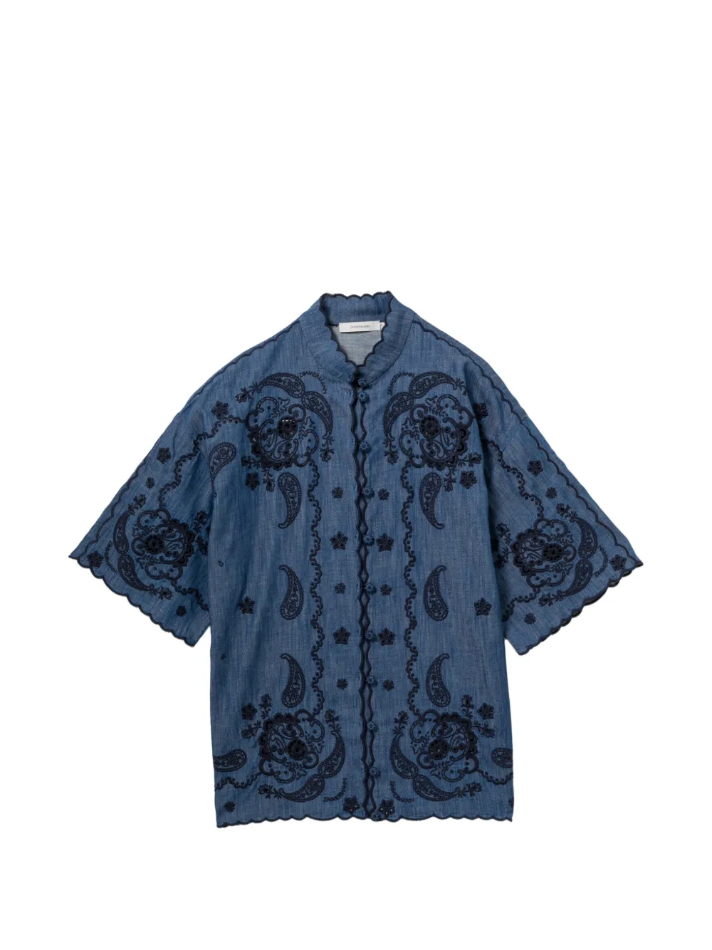 ZIMMERMANN Blusa con ricamo paisley